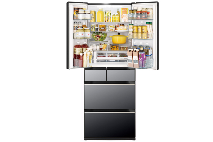 Tủ lạnh Hitachi Inverter 617 lít Multi Door R-HW620RV X